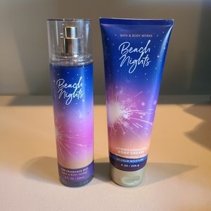 Bath & Body Works - Mist and Body Cream - Beach Nights